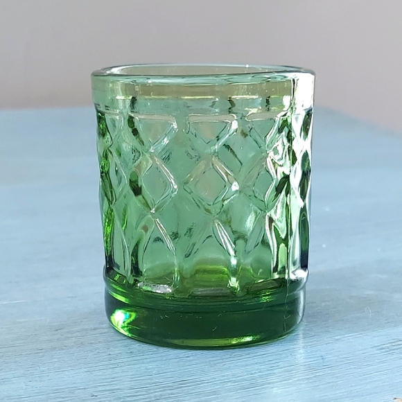 Accents Vintage Green Glass Toothpick Holder Poshmark